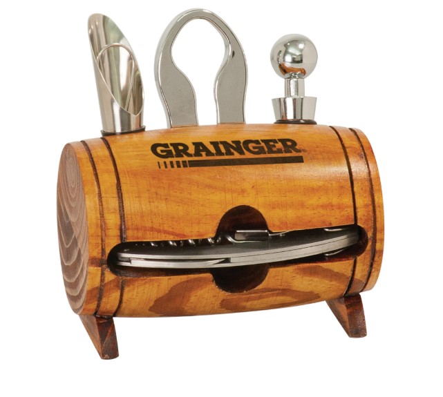 Barrel 4-Piece Wine Tool Set